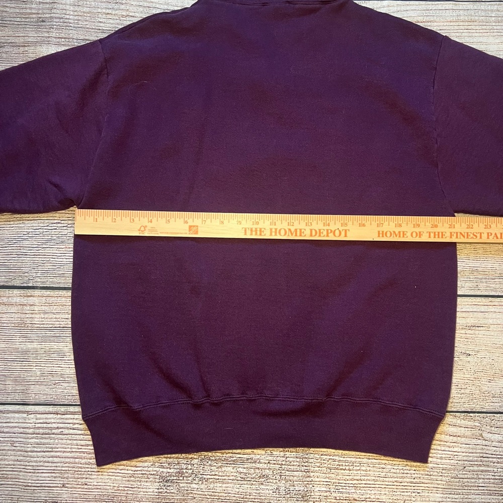VTG Jerzees Polo‎ Towers Las Vegas Nevada 1/4 Zip Sweater Womens L 90s USA Made - Picture 5 of 7